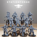 RoyalGuard Commandos 11 models  - in 12k - by Station Forge