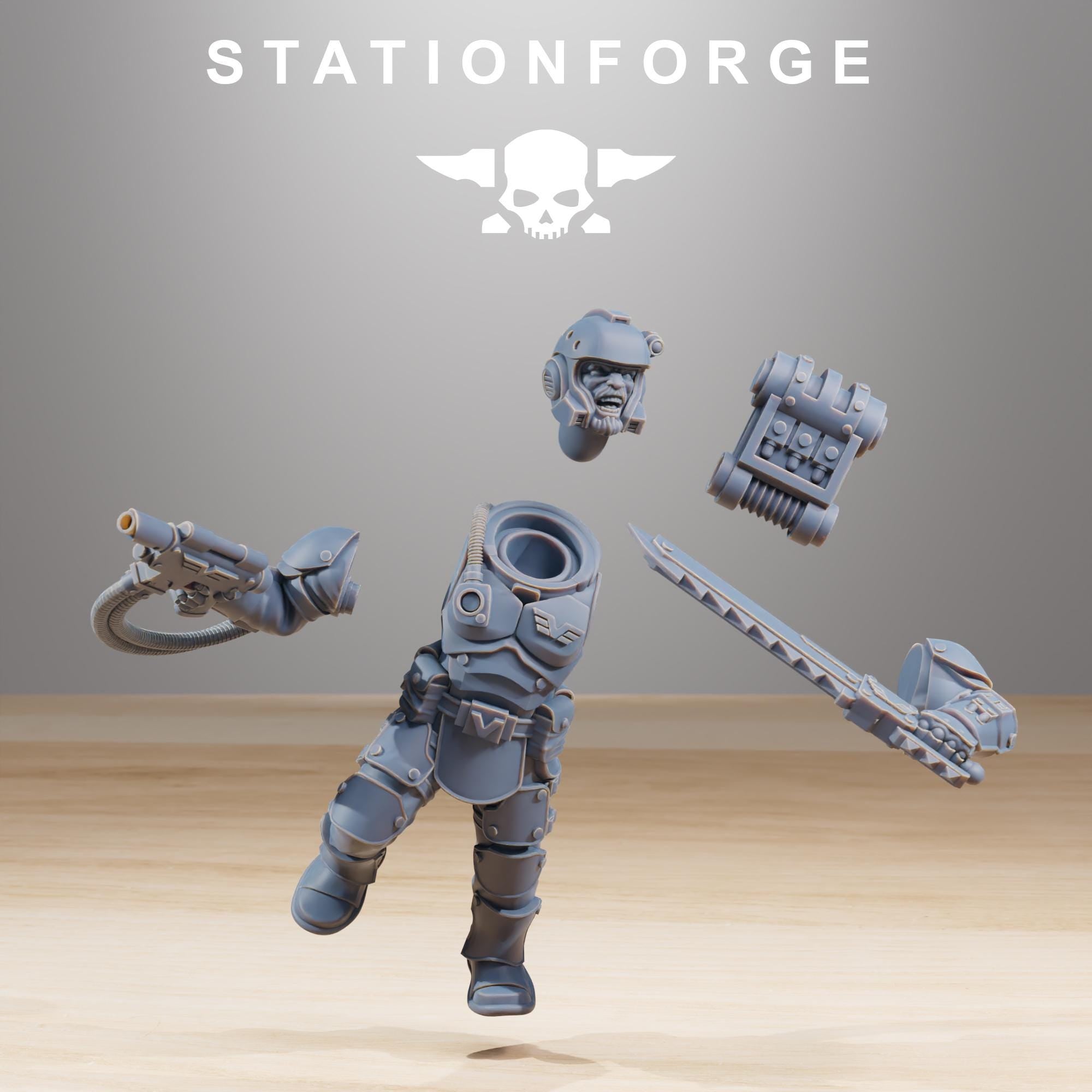 Vaskar Commandos  10 models  - in 12k - by Station Forge