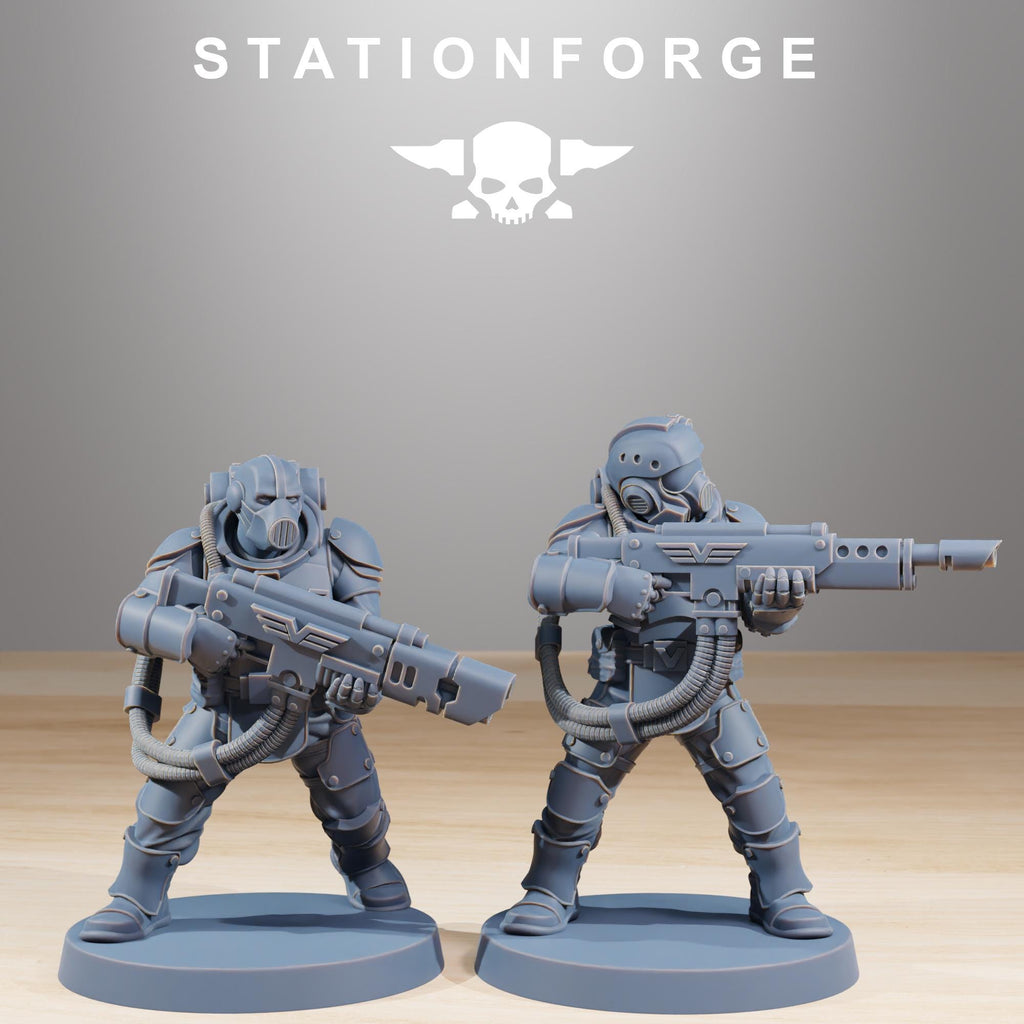 Vaskar Commandos  10 models  - in 12k - by Station Forge