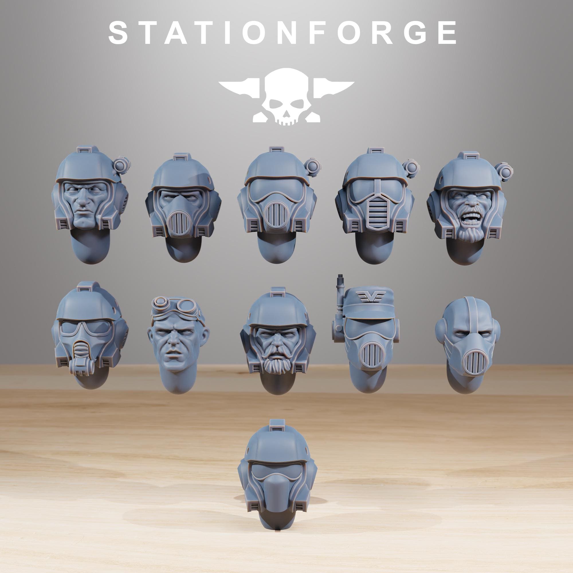 Vaskar Commandos  10 models  - in 12k - by Station Forge