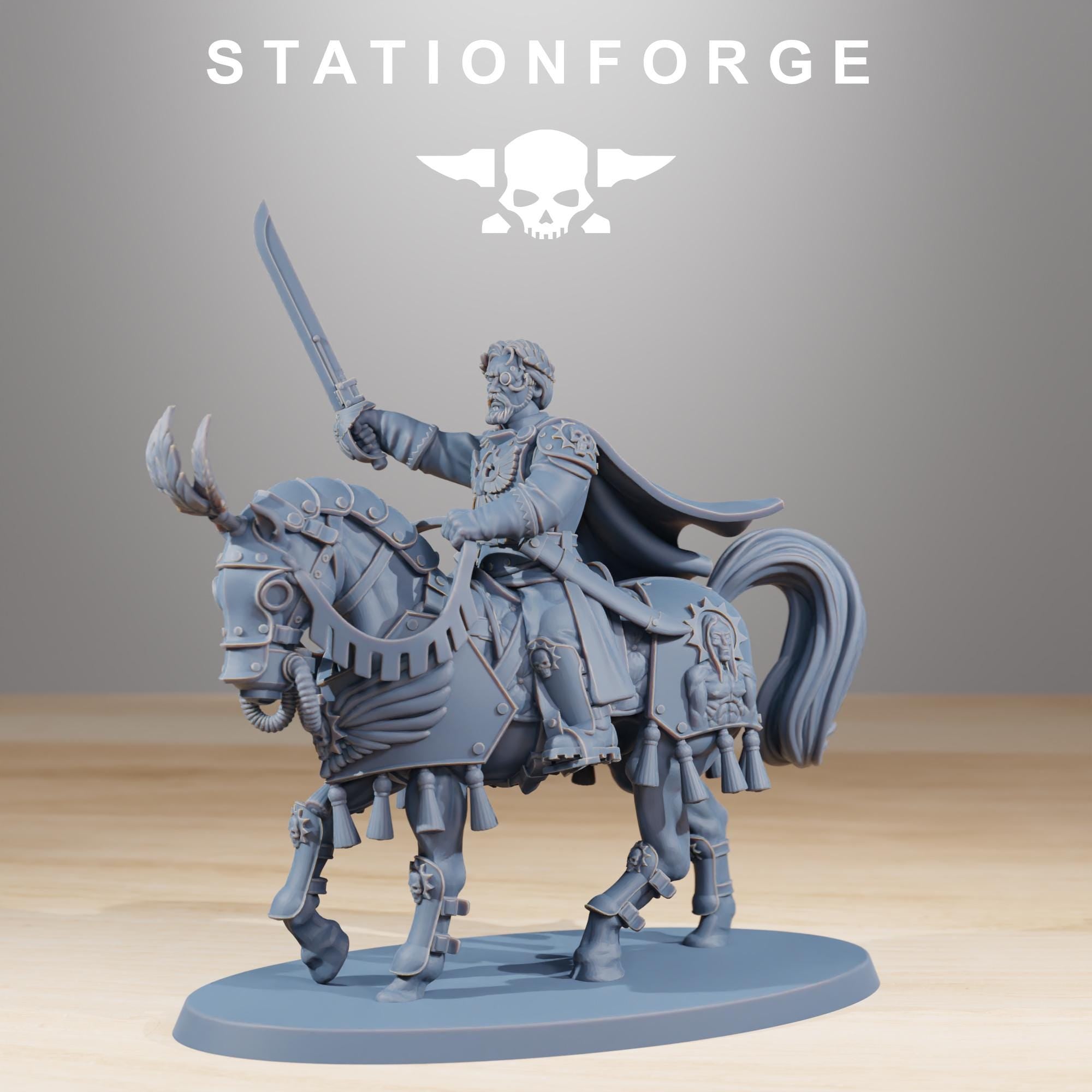 RoyalGuard Cavalry Commanders  - in 12k - by Station Forge 2 variants