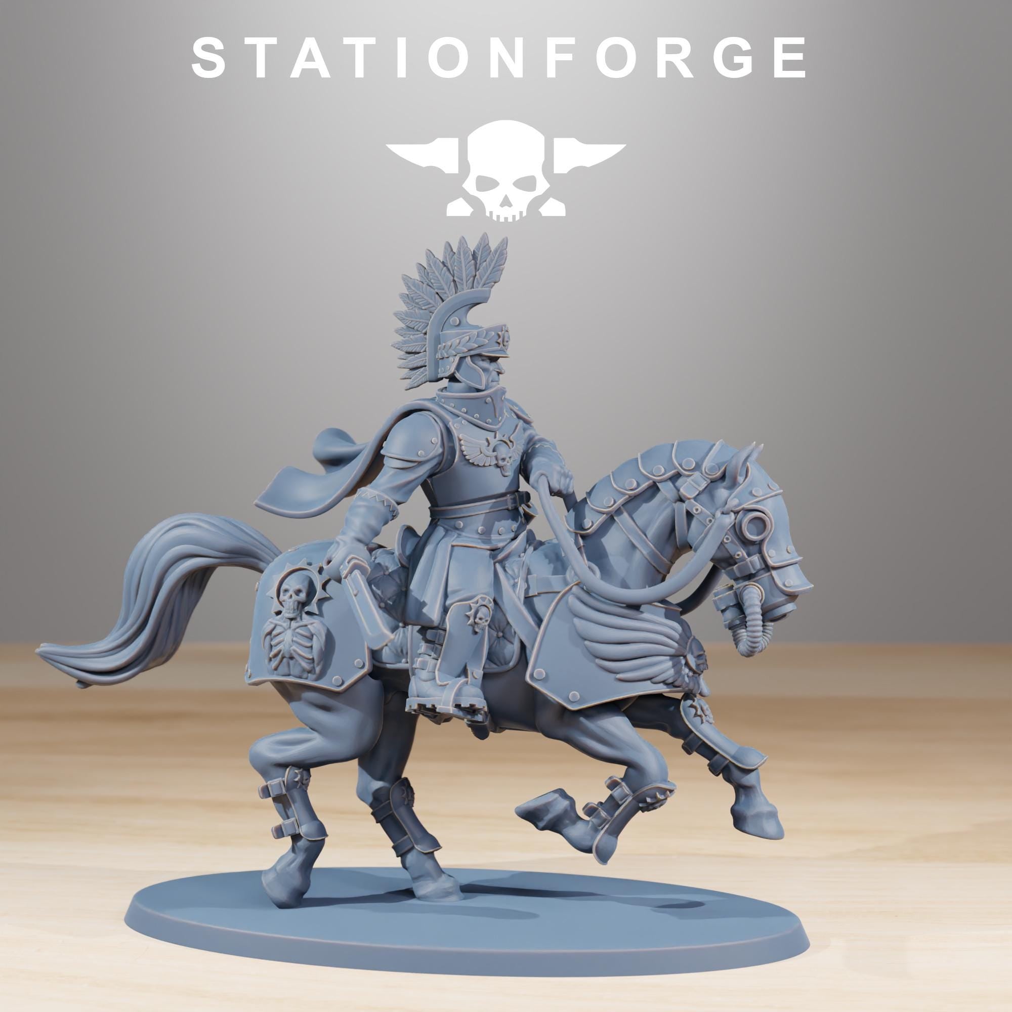 RoyalGuard Cavalry Commanders  - in 12k - by Station Forge 2 variants