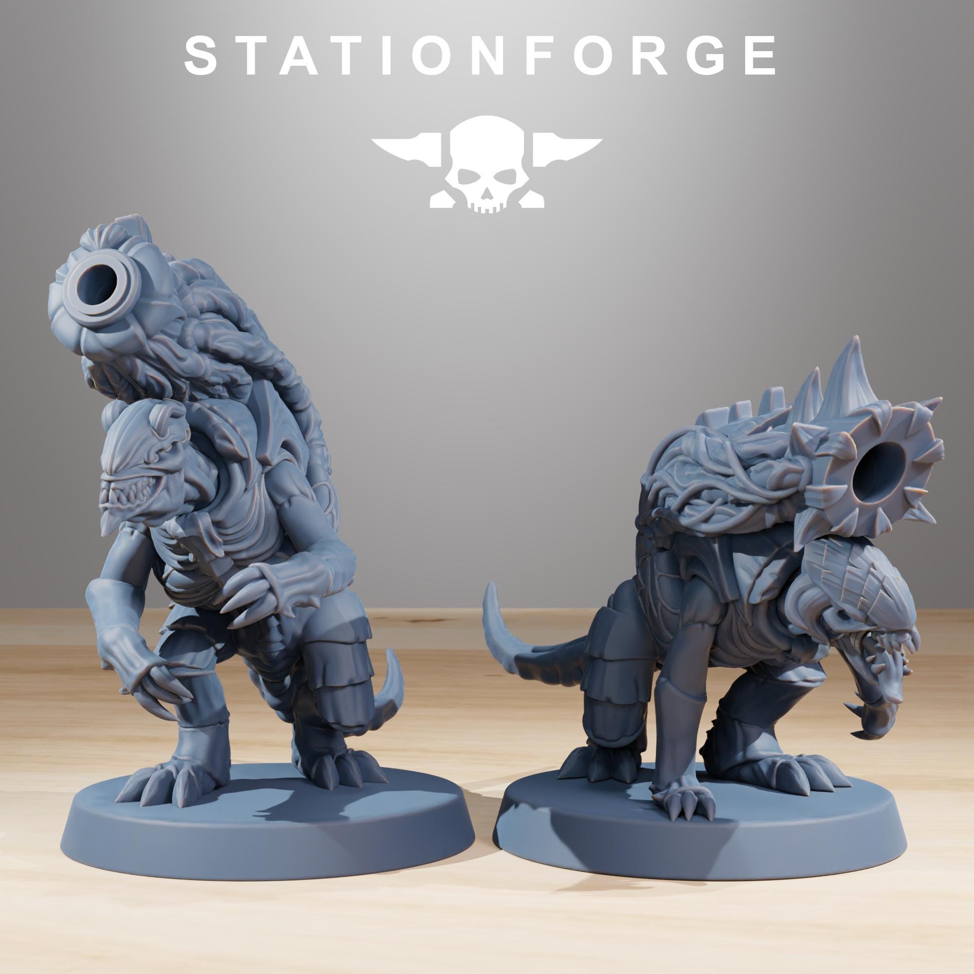 Xenarid Mortars - in 12k - by Station Forge