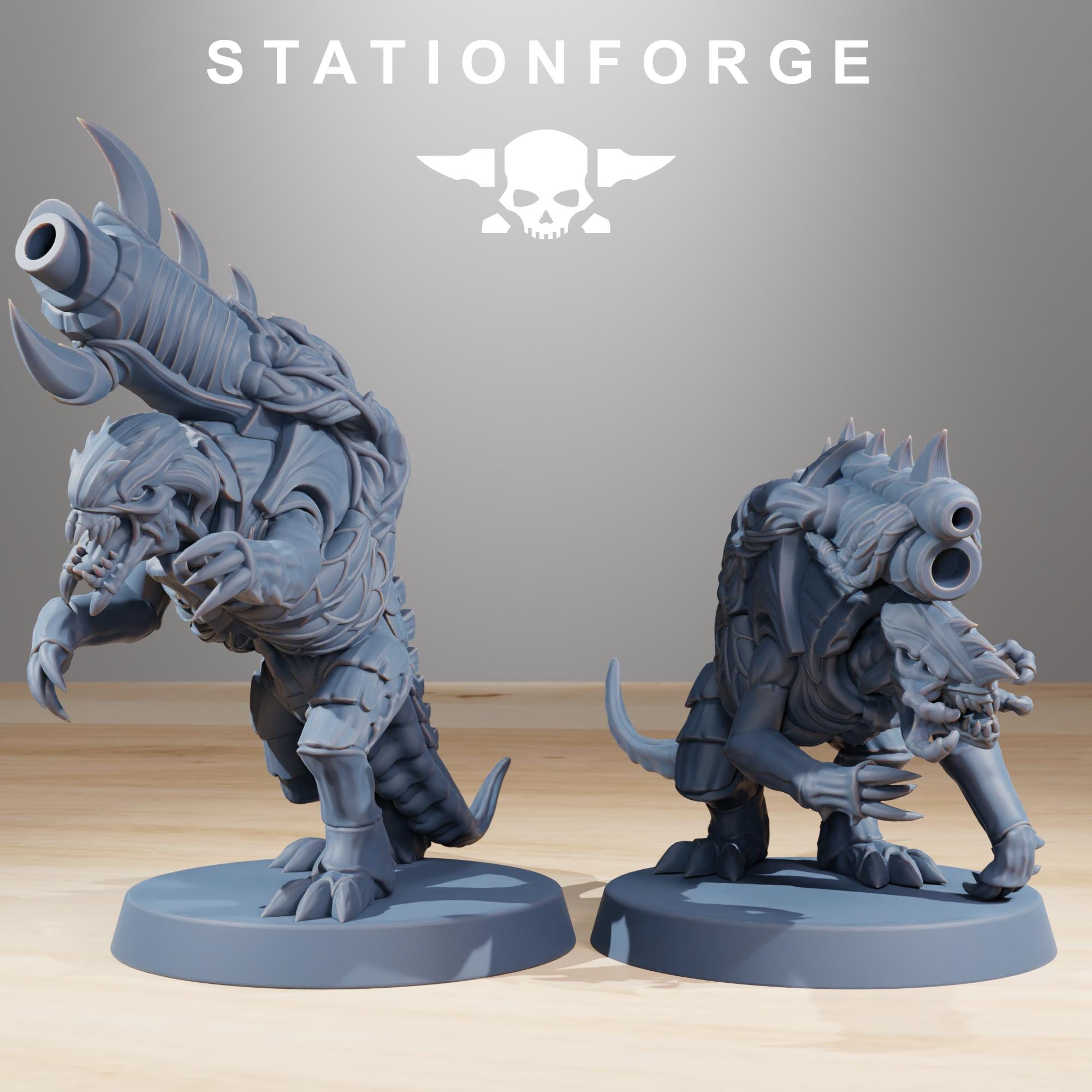 Xenarid Mortars - in 12k - by Station Forge