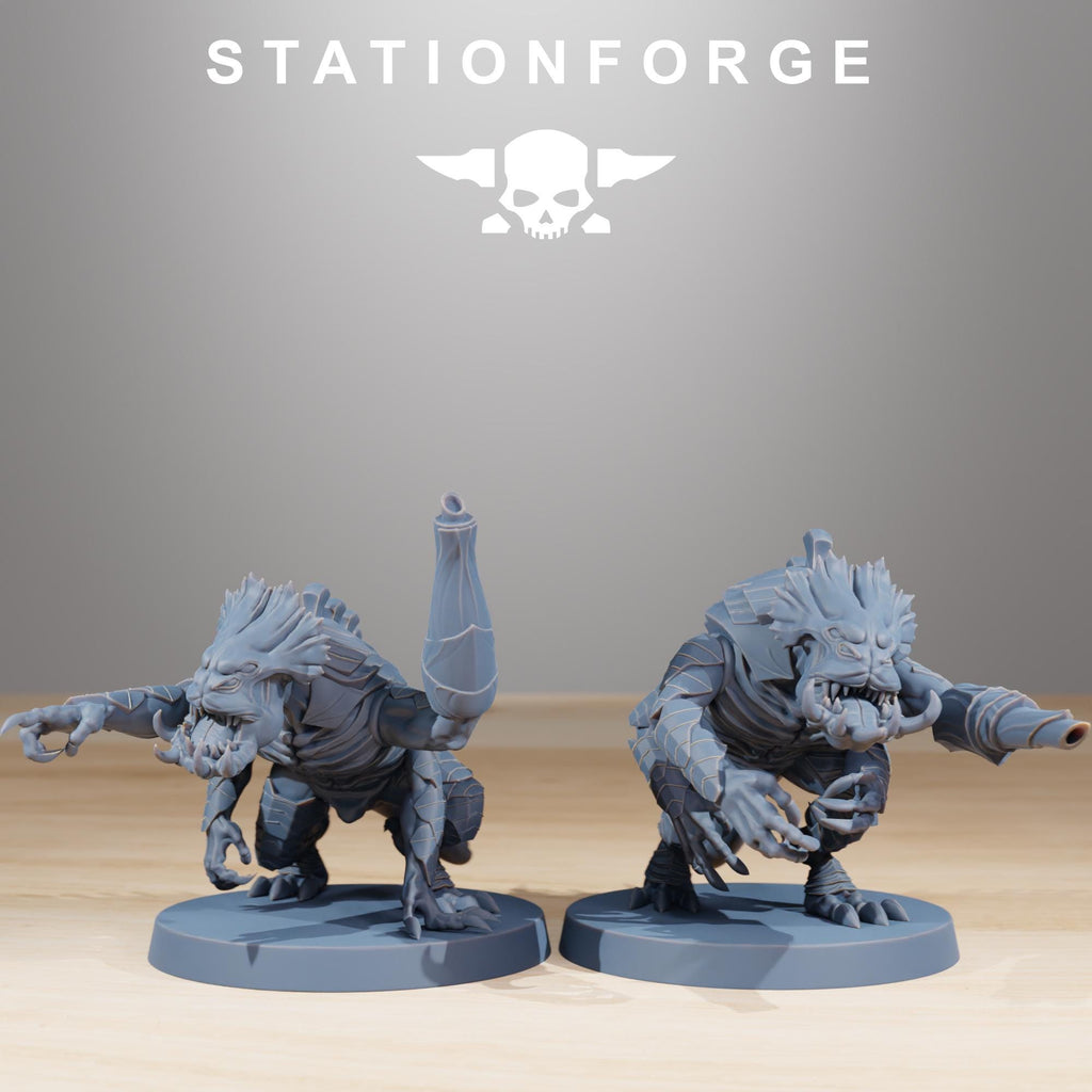 Xenarid Infantry - in 12k - by Station Forge