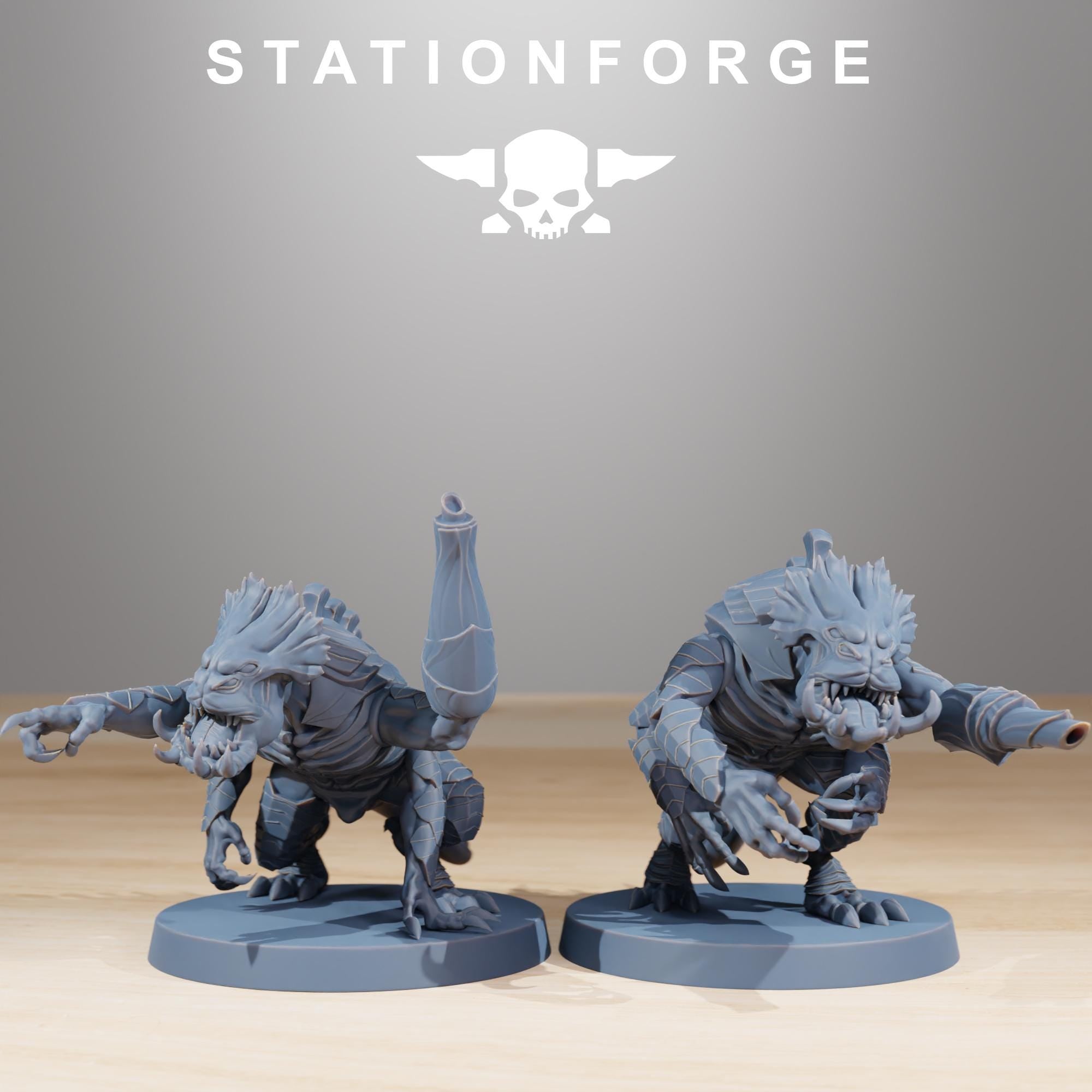 Xenarid Infantry - in 12k - by Station Forge