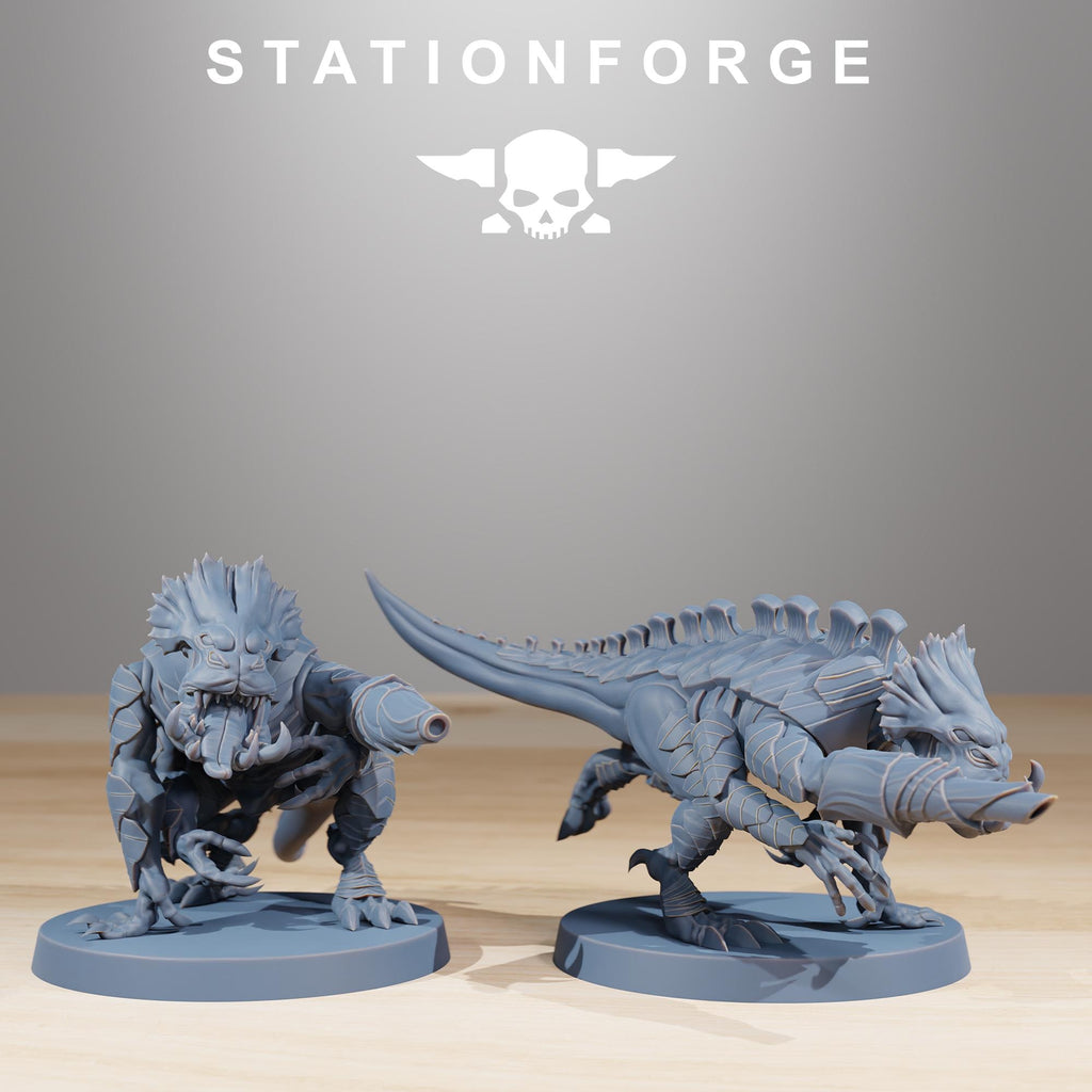Xenarid Infantry - in 12k - by Station Forge