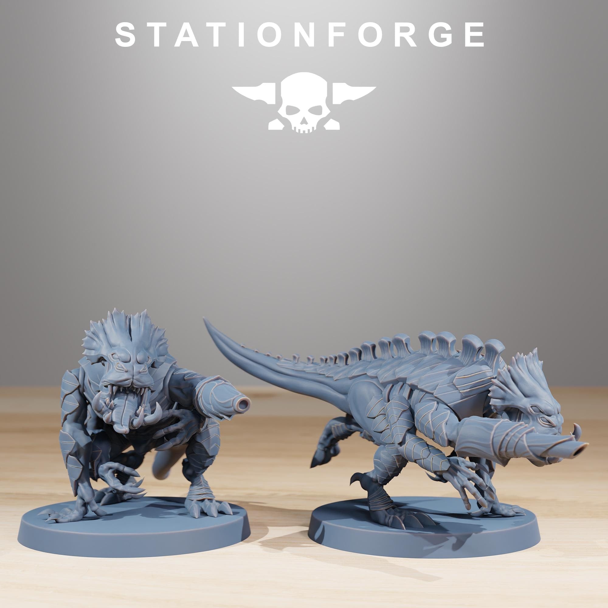 Xenarid Infantry - in 12k - by Station Forge