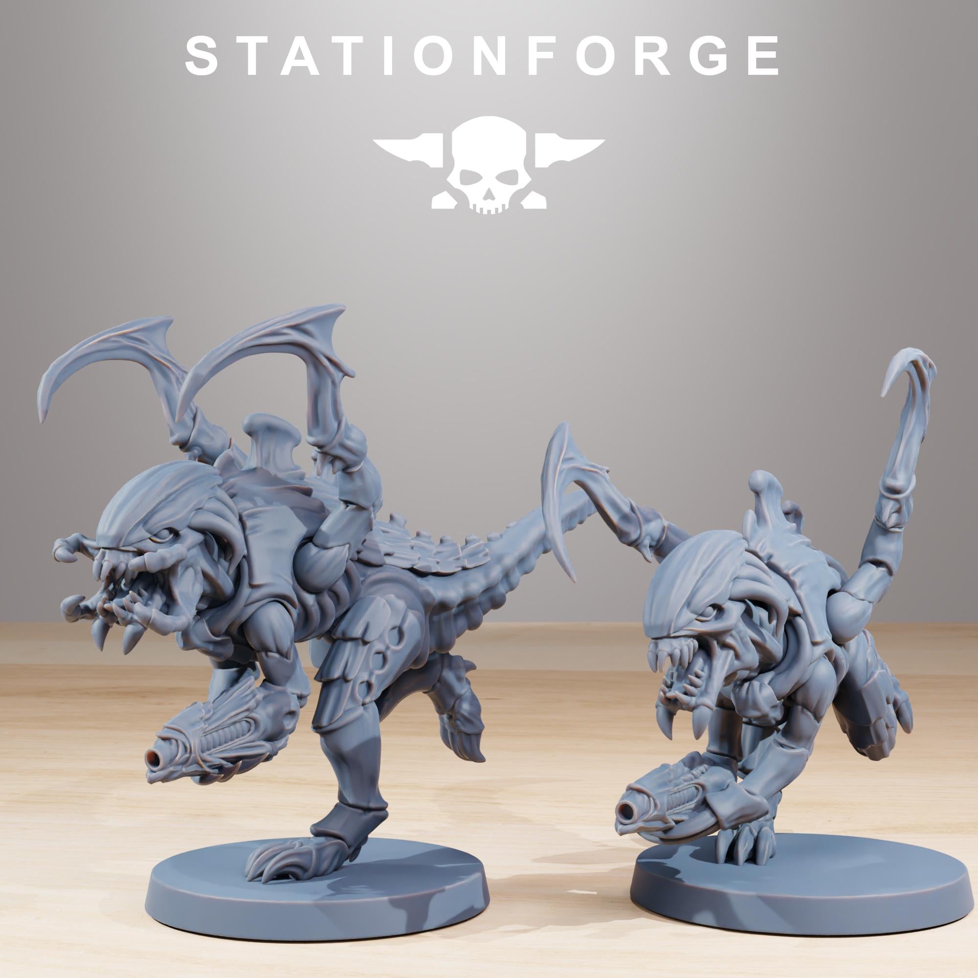Xenarid Infantry 2.0 - in 12k - by Station Forge