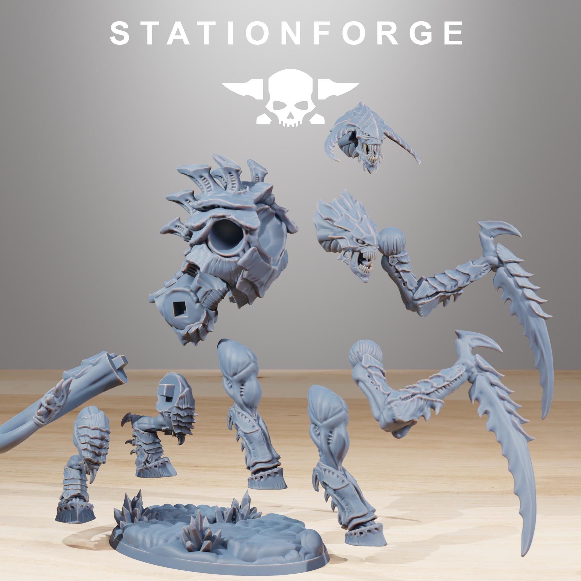 Xenarid Necrothorn - in 12k - by Station Forge