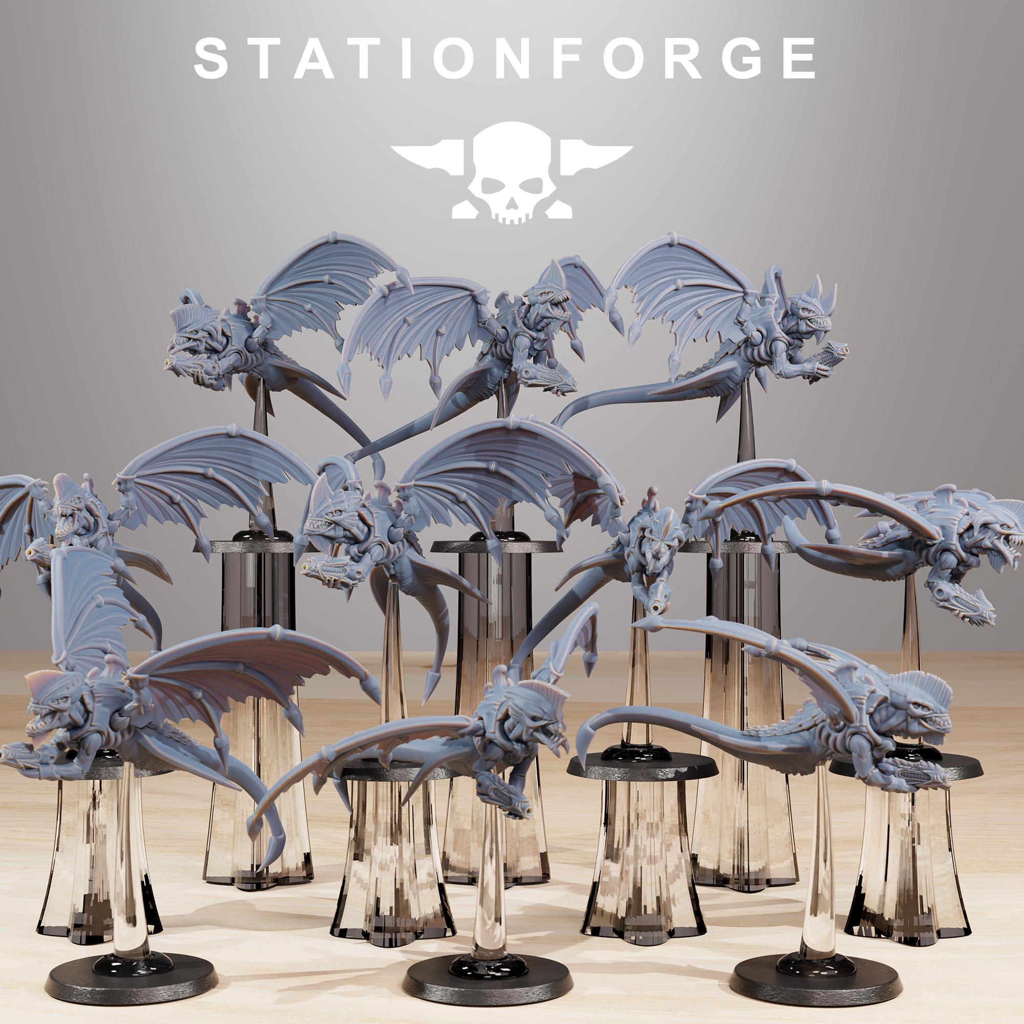 Xenarid Flyers - in 12k - by Station Forge