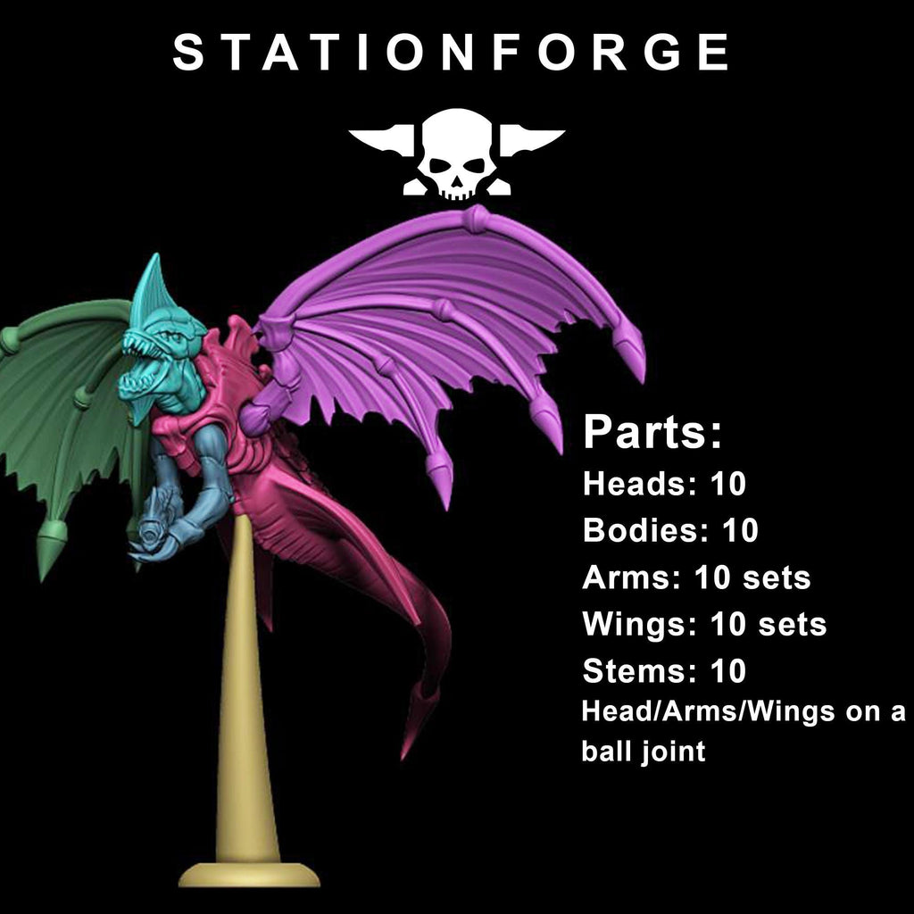 Xenarid Flyers - in 12k - by Station Forge