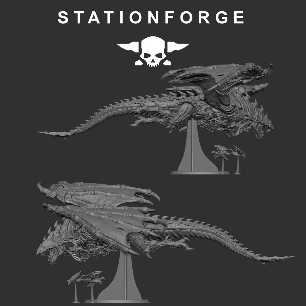 Xenarid Dragon - in 12k - by Station Forge
