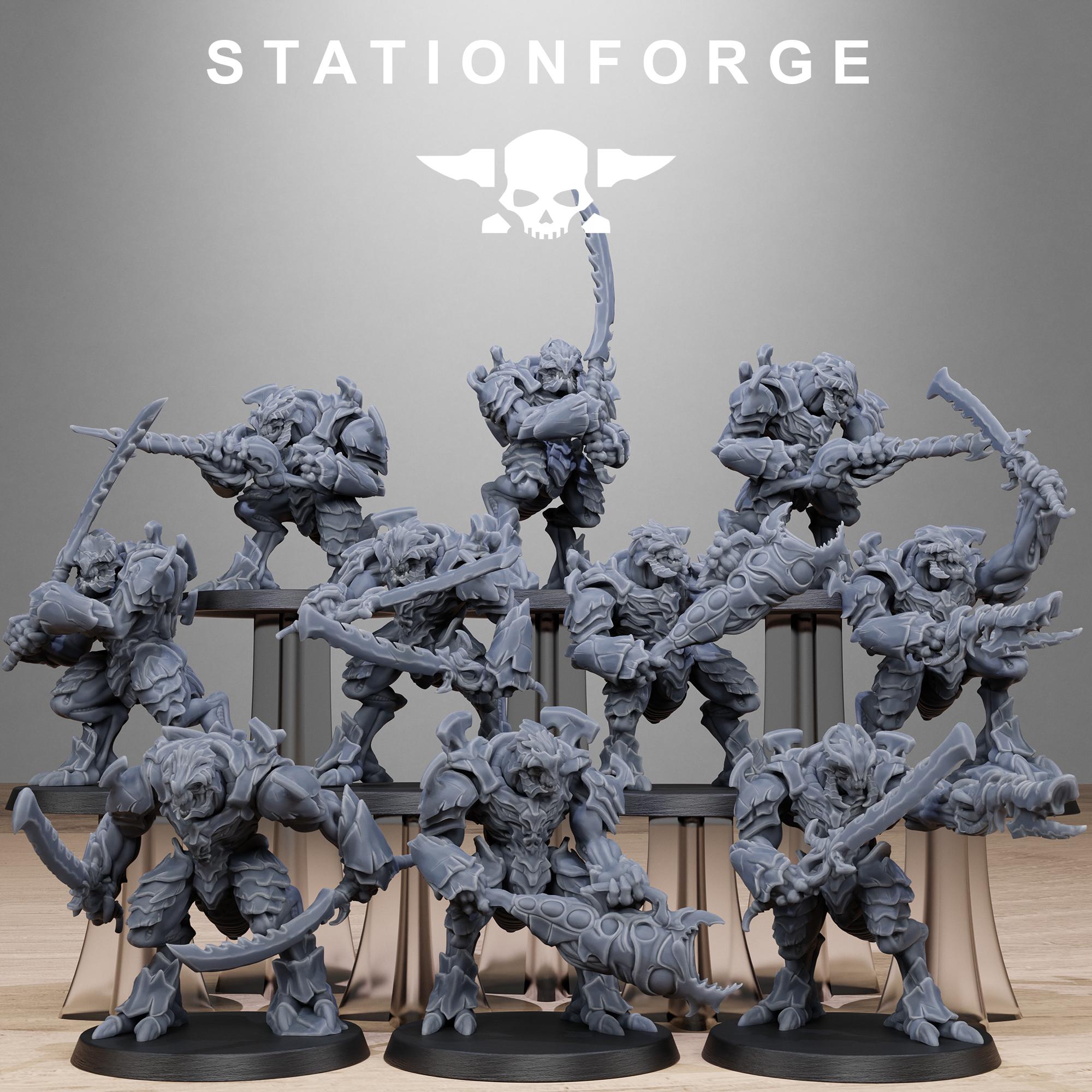 Xenarid Warriors - in 12k - by Station Forge