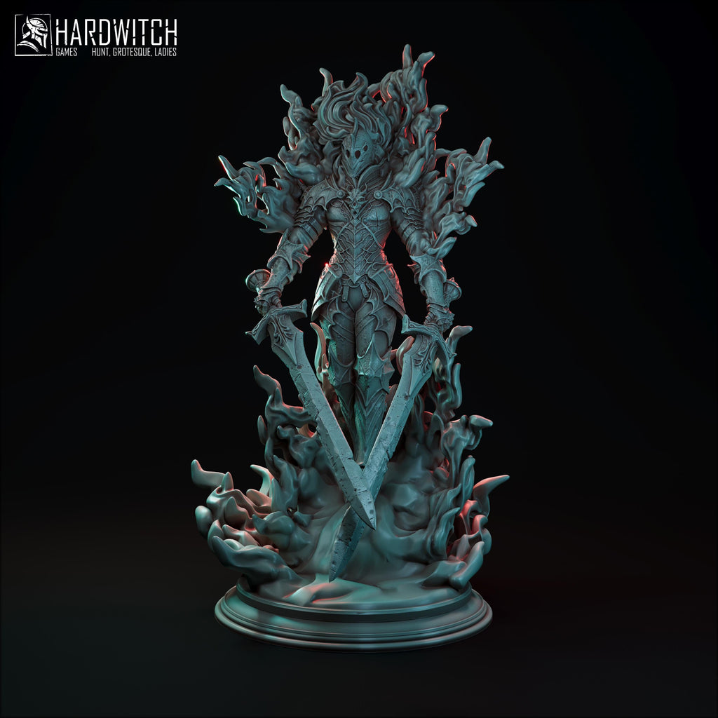 Flame Lord - in 12k - By HardWitch Games miniature