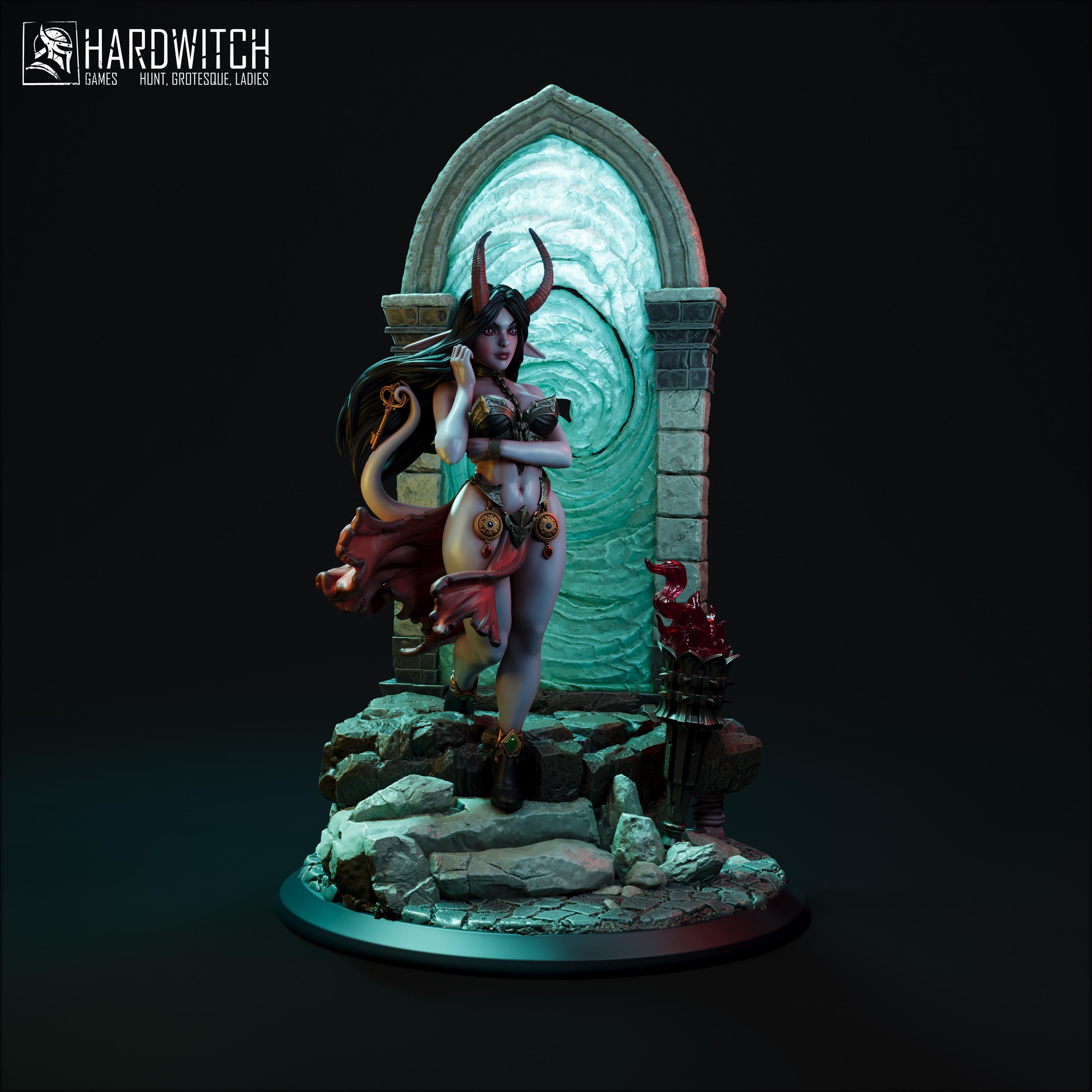 Anara Keybearer of the Inferno - in 12k - By HardWitch Games miniature