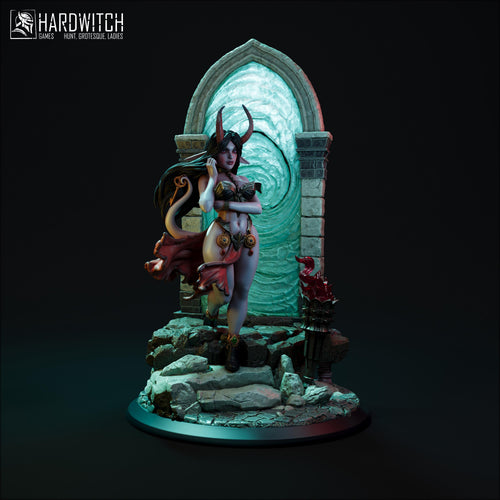 Anara Keybearer of the Inferno - in 12k - By HardWitch Games miniature
