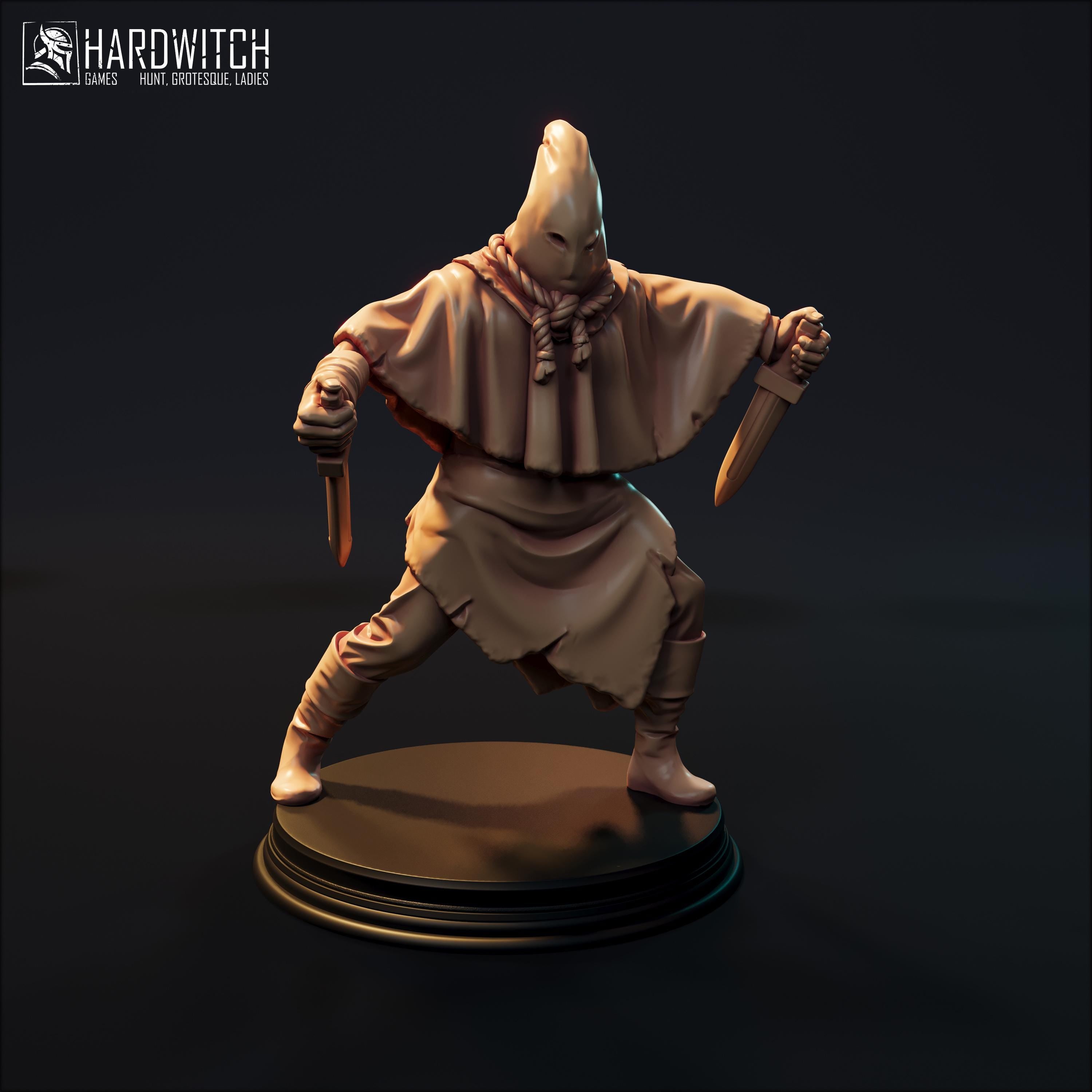 Monk set - in 12k - By HardWitch Games miniature