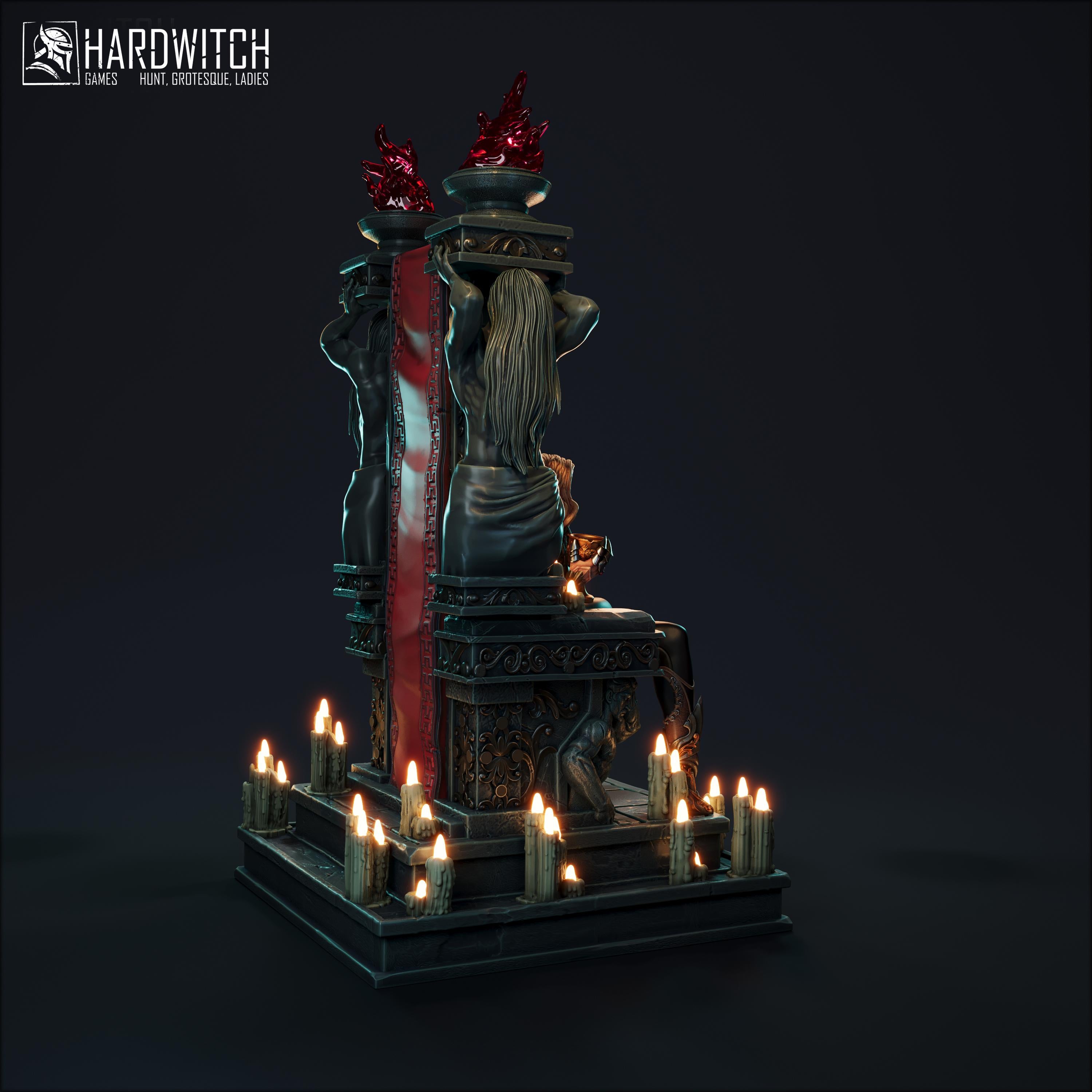 Militael Whitemoon - in 12k - By HardWitch Games miniature