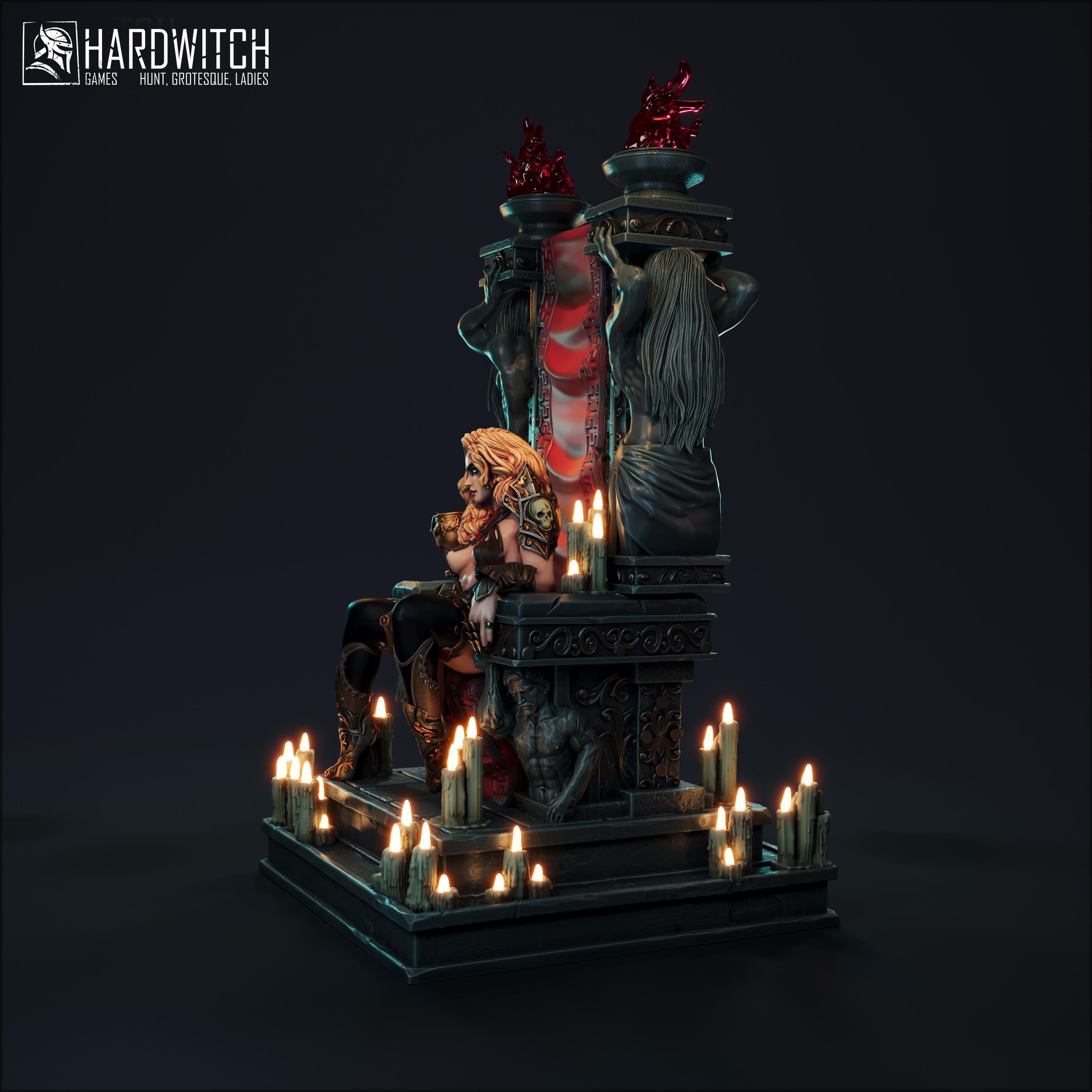 Militael Whitemoon - in 12k - By HardWitch Games miniature