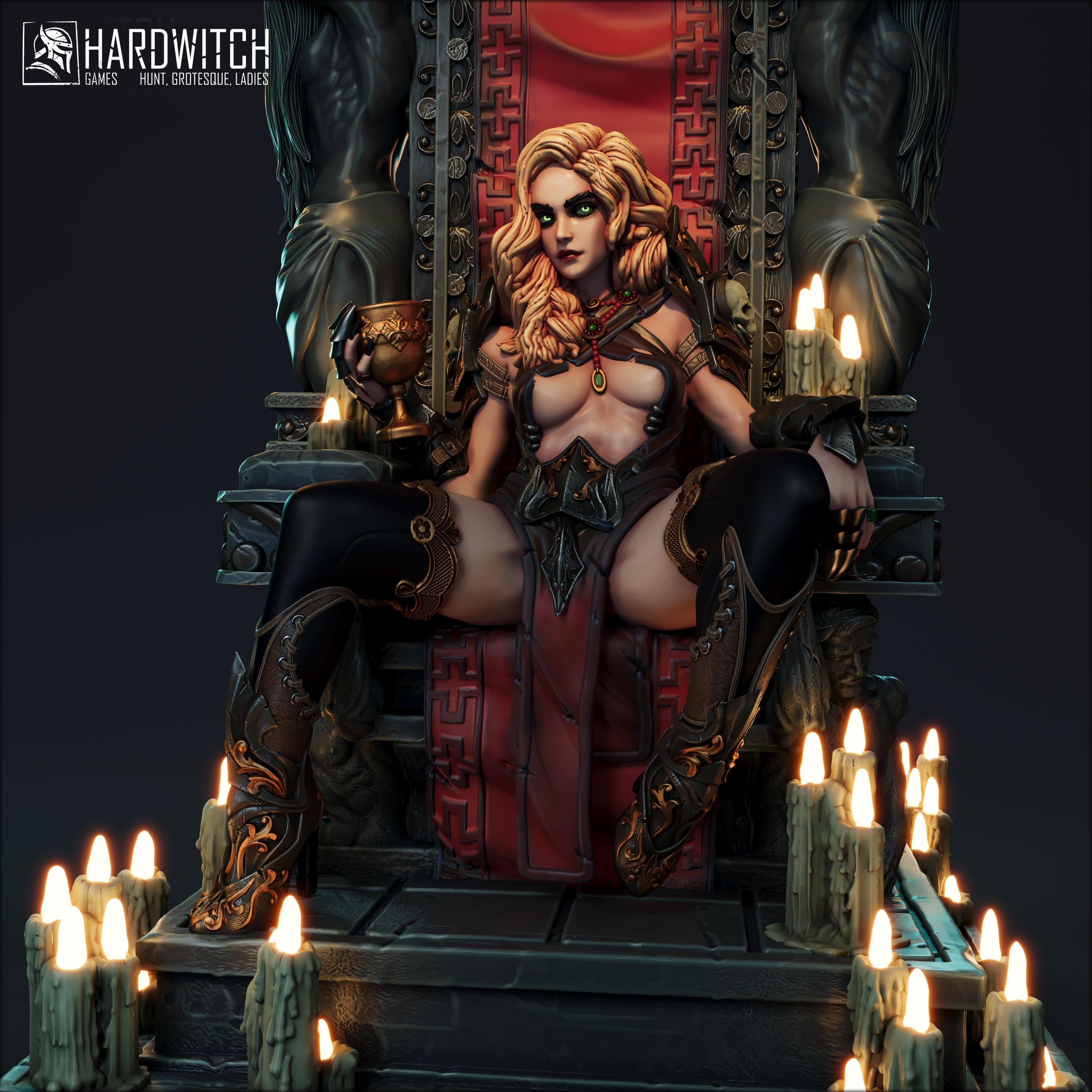 Militael Whitemoon - in 12k - By HardWitch Games miniature