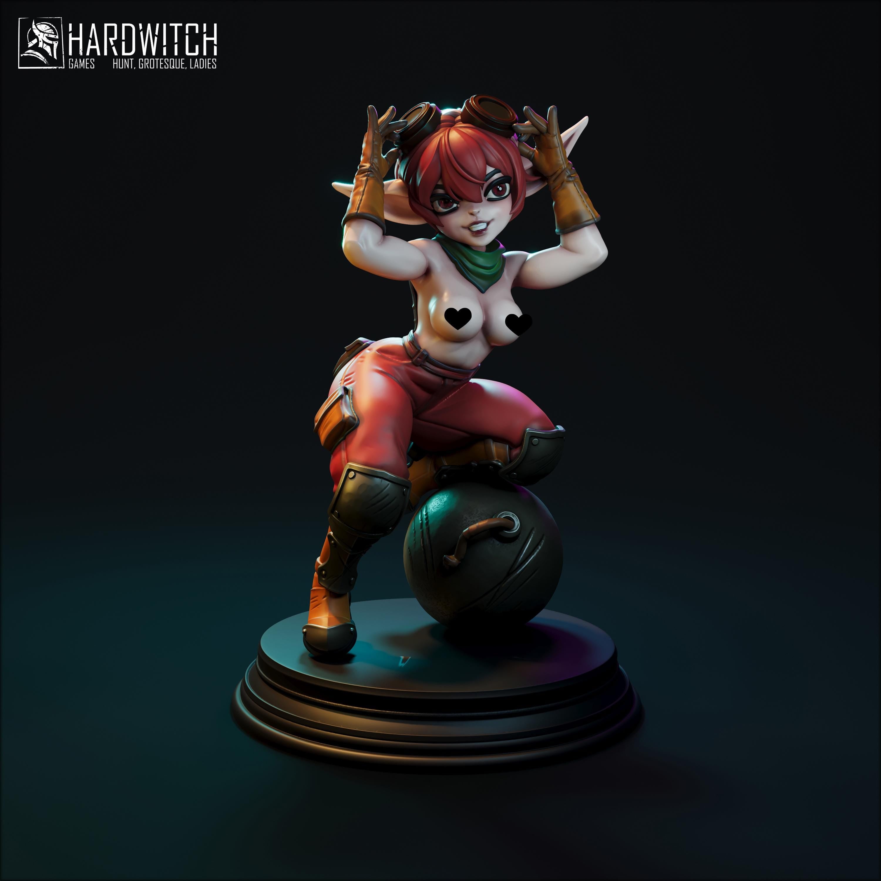 Geina Demolitionist - in 12k - By HardWitch Games miniature