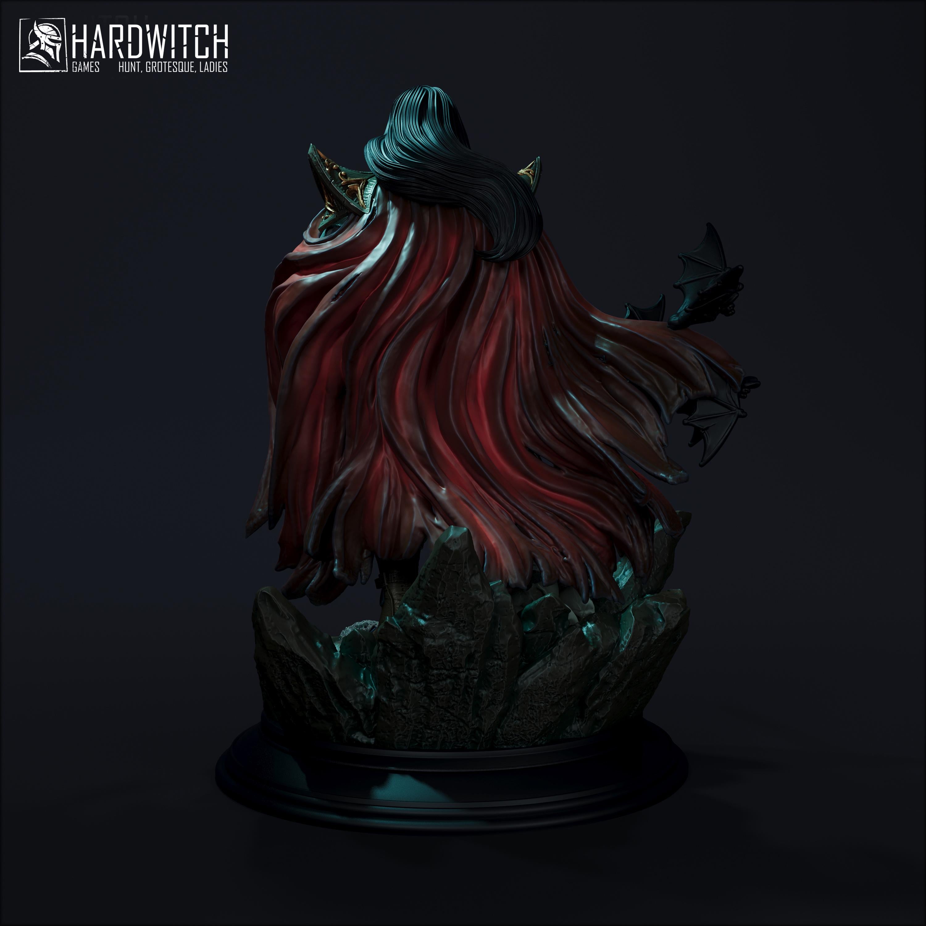 Vampire lord - in 12k - By HardWitch Games miniature