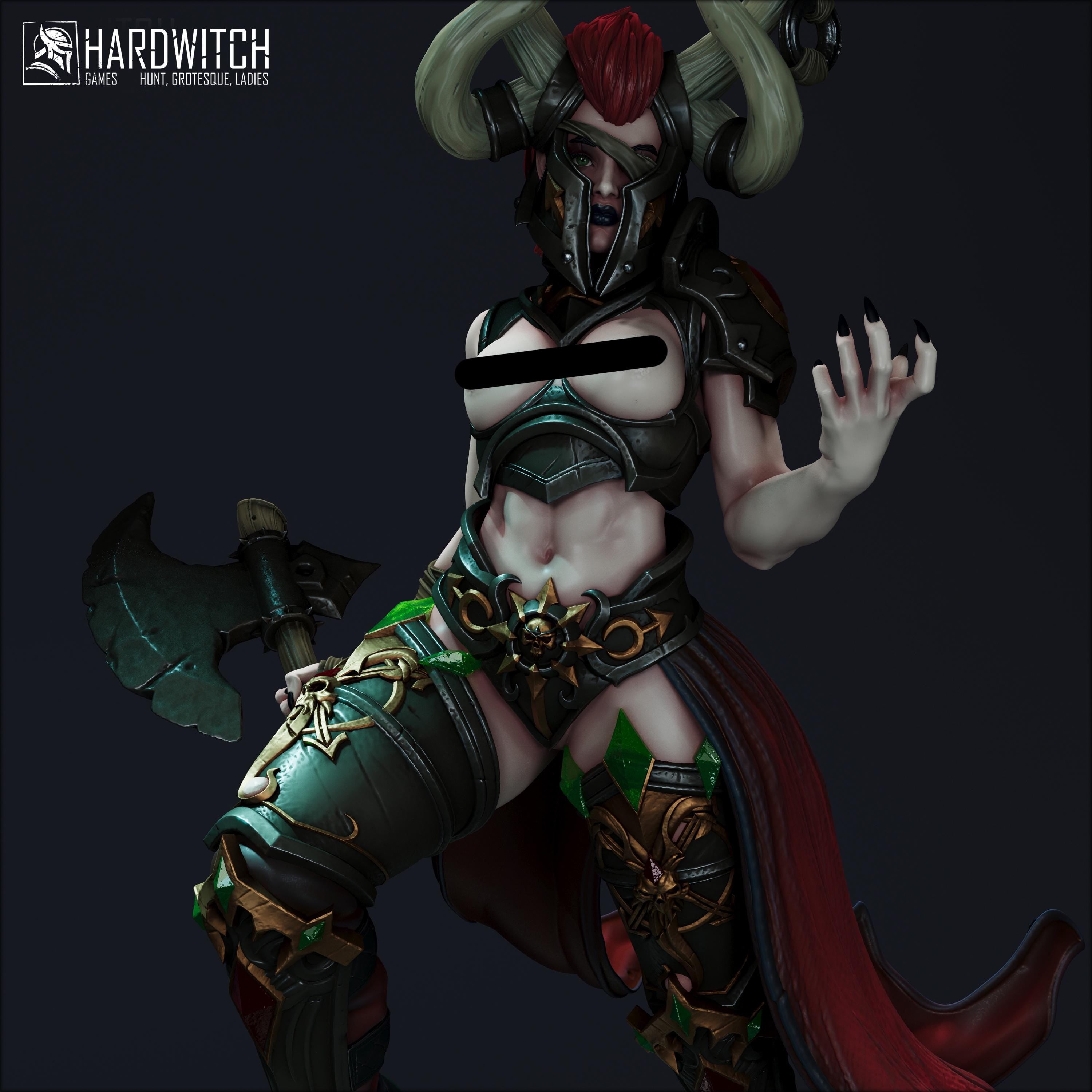 Gerta Bokart - in 12k - By HardWitch Games miniature