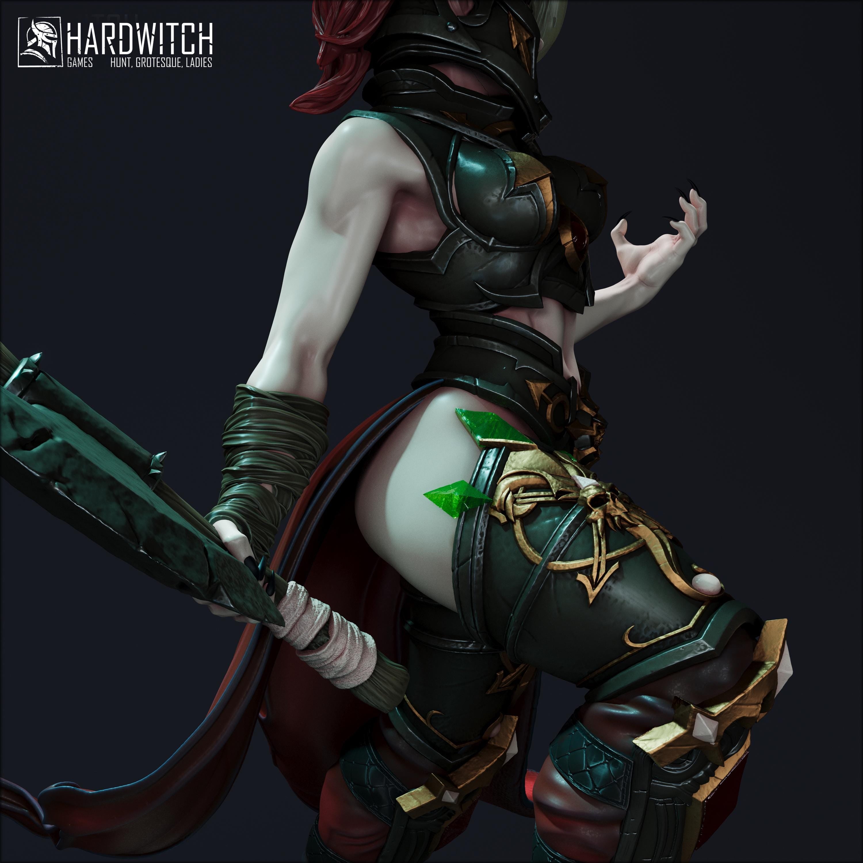 Gerta Bokart - in 12k - By HardWitch Games miniature
