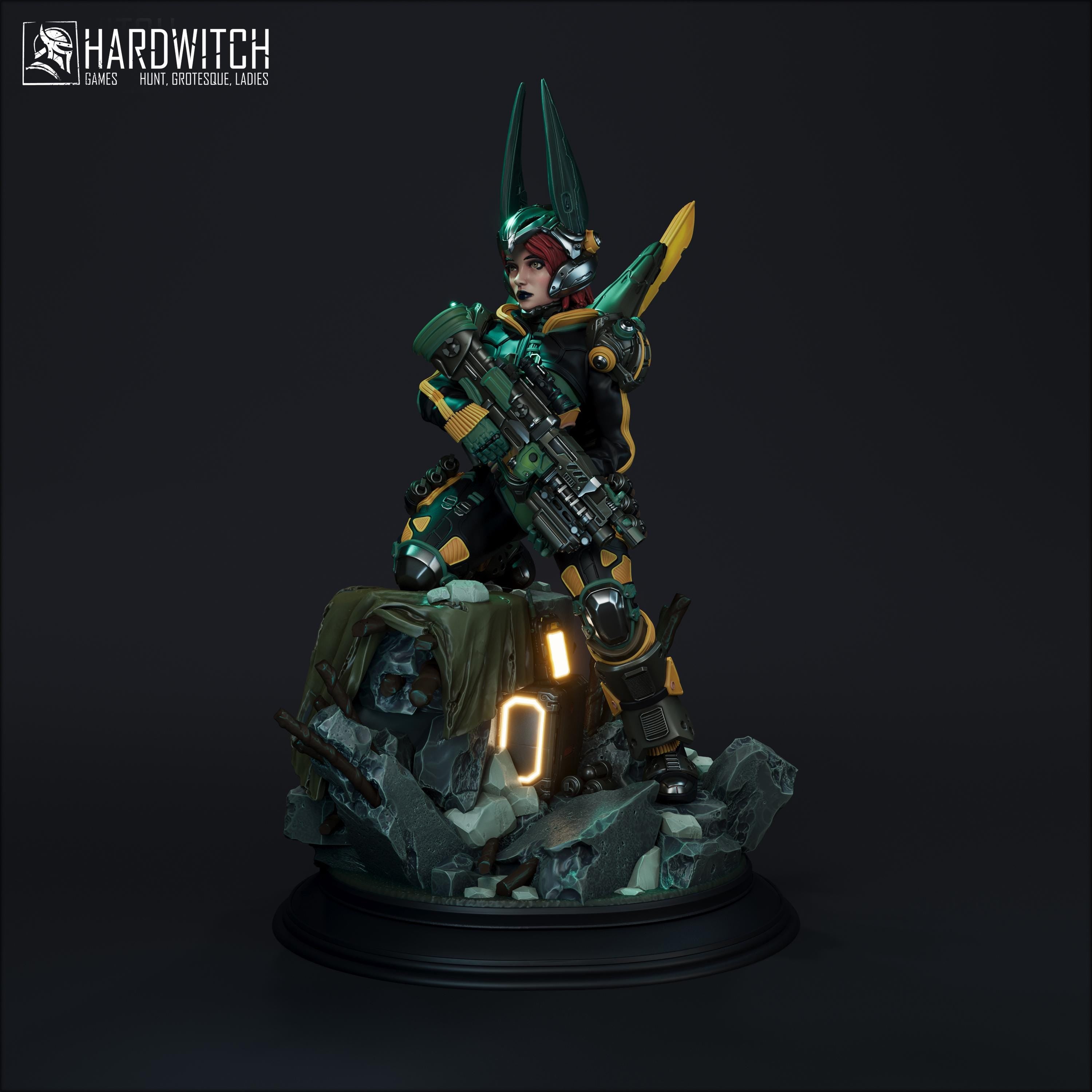 Model Foxtrot - in 12k - By HardWitch Games miniature