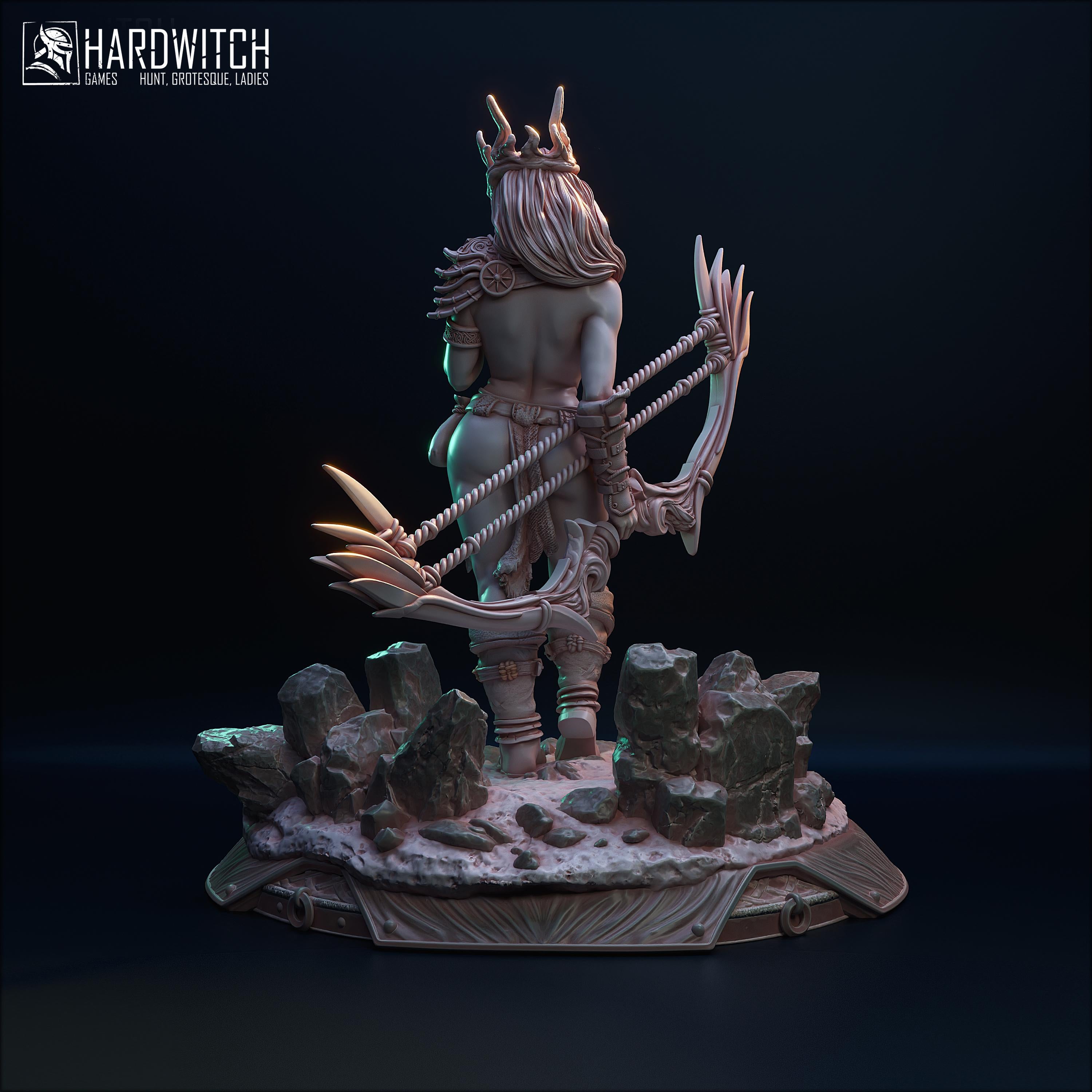 Yildiliel Solanthim - in 12k - By HardWitch Games miniature
