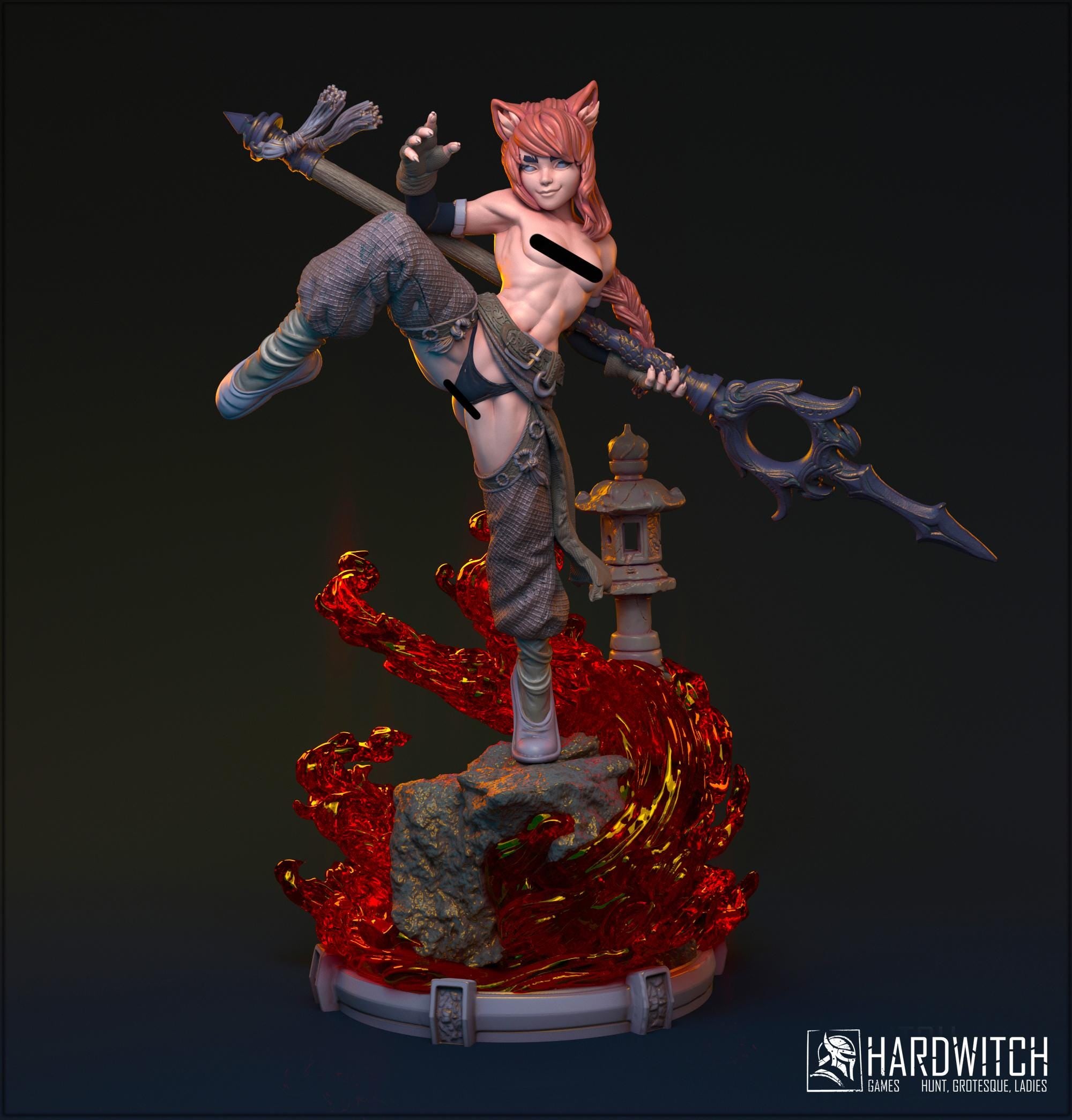 Bakaneko - in 12k - By HardWitch Games miniature