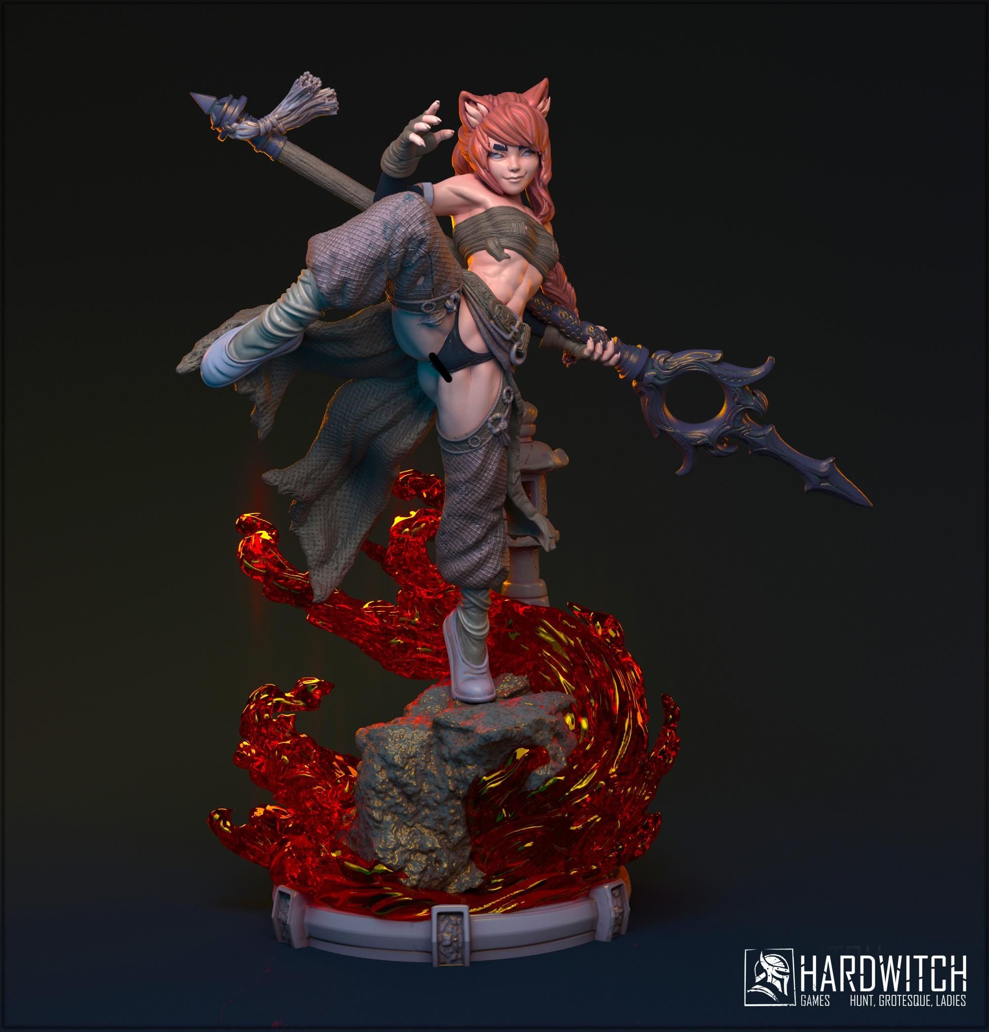 Bakaneko - in 12k - By HardWitch Games miniature
