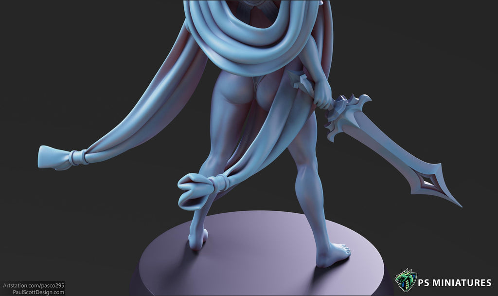 Aztec Warrior - Pose 3 - 12k Resolution - 32mm Base