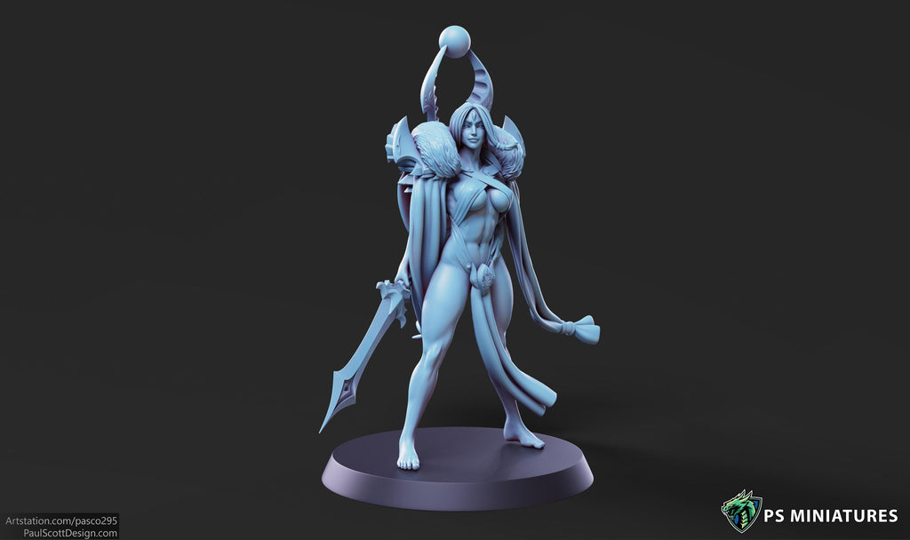 Aztec Warrior - Pose 3 - 12k Resolution - 32mm Base