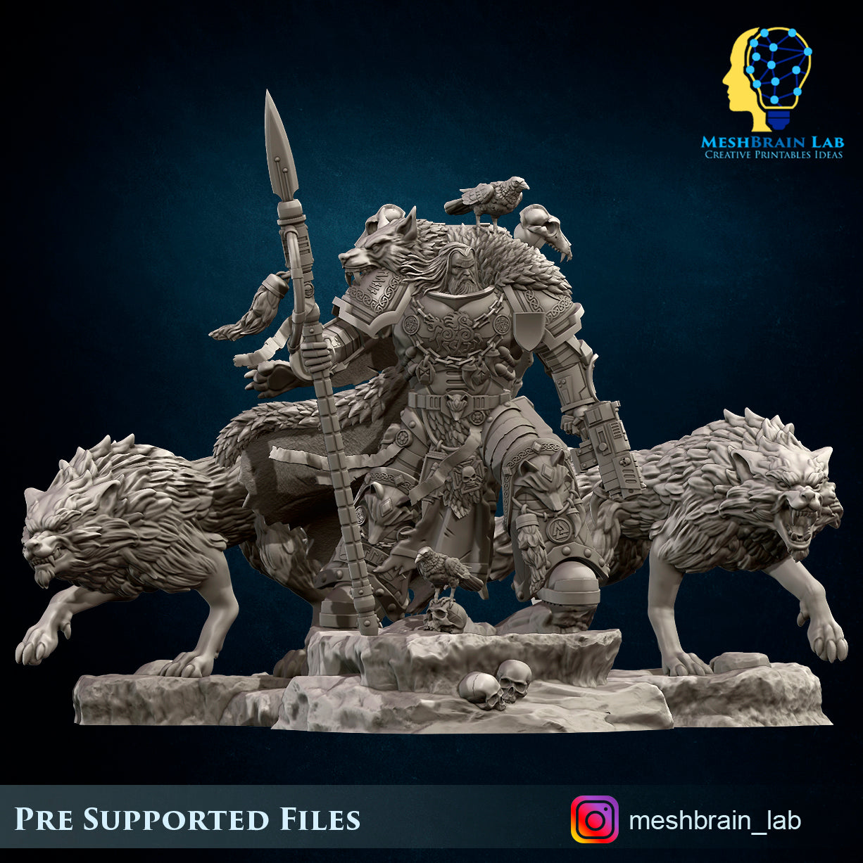 Son of the Wolf 3 Models with custom bases